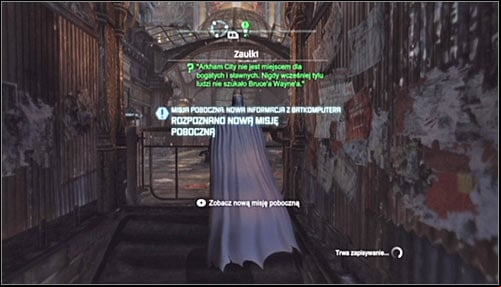 There are 12 side missions available in the game and in most cases you will be informed of the possibility to start a new one while youre playing through the main story (screen above) - Introduction | Side missions - Side missions - Batman: Arkham City Game Guide