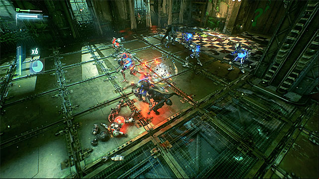 to attack only the opponents paired with the specific character - Eighth Riddler trial | Batman Arkham Knight - Riddlers Revenge - Batman: Arkham Knight Game Guide & Walkthrough