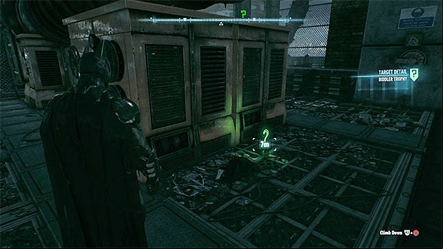 Find the trophy under the bridge - Riddler trophies on Bleake Island (1-18) | Collectibles - Bleake Island - Collectibles - Bleake Island - Batman: Arkham Knight Game Guide & Walkthrough
