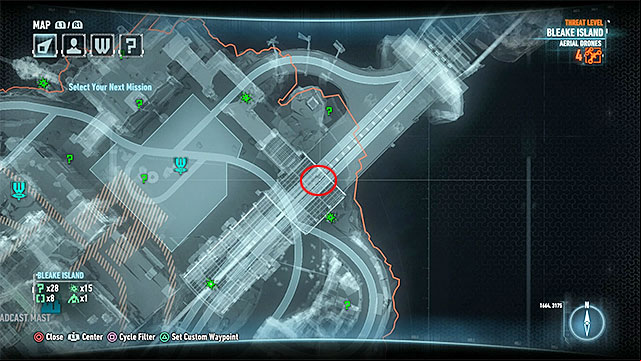 Required gadgets: Batmobile, winch, grappling hook - Riddler trophies on Bleake Island (1-18) | Collectibles - Bleake Island - Collectibles - Bleake Island - Batman: Arkham Knight Game Guide & Walkthrough