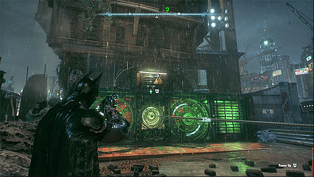 Use the Electromagnetic pulse after using the winch - Riddler trophies on Bleake Island (1-18) | Collectibles - Bleake Island - Collectibles - Bleake Island - Batman: Arkham Knight Game Guide & Walkthrough