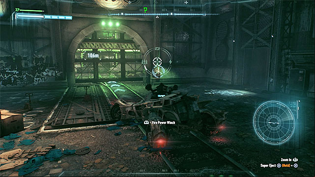 The gate that leads to the solution of the riddle - Riddler trophies on Bleake Island (1-18) | Collectibles - Bleake Island - Collectibles - Bleake Island - Batman: Arkham Knight Game Guide & Walkthrough