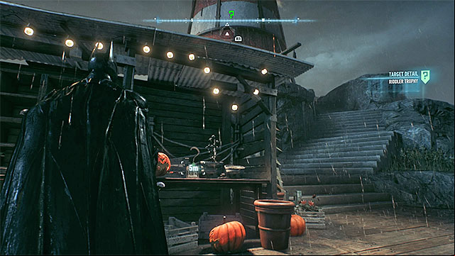 Look around near the lighthouse - Riddler trophies on Bleake Island (19-36) | Collectibles - Bleake Island - Collectibles - Bleake Island - Batman: Arkham Knight Game Guide & Walkthrough