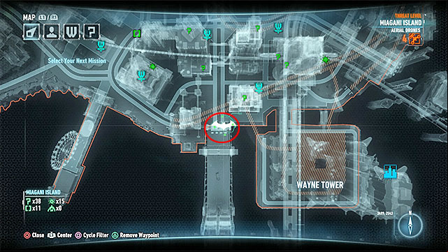 Required gadgets: Batmobile, winch, afterburner - Riddler trophies on Bleake Island (19-36) | Collectibles - Bleake Island - Collectibles - Bleake Island - Batman: Arkham Knight Game Guide & Walkthrough