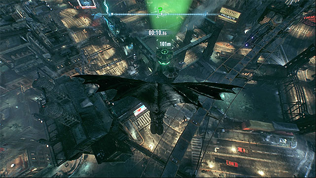 Use the afterburner and in the final phase catapult from the Batmobile - Riddler trophies on Bleake Island (19-36) | Collectibles - Bleake Island - Collectibles - Bleake Island - Batman: Arkham Knight Game Guide & Walkthrough