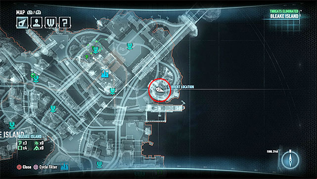 Required gadgets: Batmobile, afterburner, winch, forensic scanner, batclaw - Riddler trophies on Bleake Island (19-36) | Collectibles - Bleake Island - Collectibles - Bleake Island - Batman: Arkham Knight Game Guide & Walkthrough