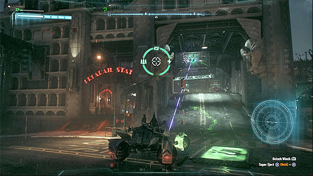 Required gadgets: Batmobile, winch, suppressive fire, batclaw - Riddler trophies on Miagani Island (20-38) | Collectibles - Miagani Island - Collectibles - Miagani Island - Batman: Arkham Knight Game Guide & Walkthrough