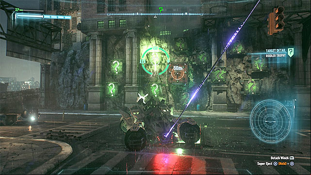 Shoot the question marks - Riddler trophies on Miagani Island (20-38) | Collectibles - Miagani Island - Collectibles - Miagani Island - Batman: Arkham Knight Game Guide & Walkthrough