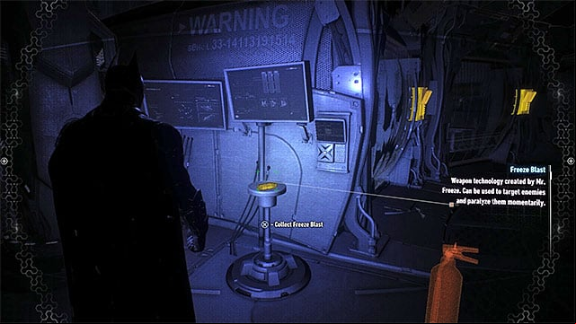 The Freeze Blast is a unique gadget, the possession of it is required for completing some of the secrets in the movie studio - How to get the Freeze Blast? | Collectibles - Pannesa Film Studios - Collectibles - Pannesa Film Studios - Batman: Arkham Knight Game Guide & Walkthrough