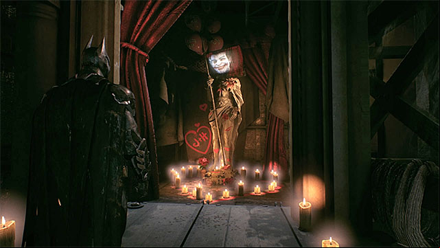 Scan the altar in memory of Joker - Riddles in the Panessa Studios | Collectibles - Pannesa Film Studios - Collectibles - Pannesa Film Studios - Batman: Arkham Knight Game Guide & Walkthrough