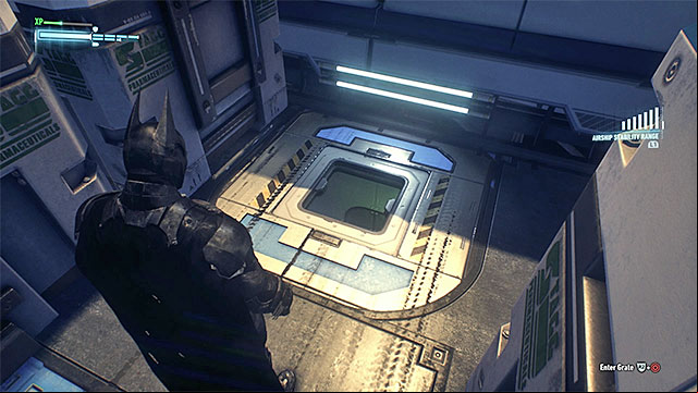 Take the manhole to get to the trophy - Riddler trophies in the Stagg Airships (1-10) | Collectibles - Stagg Airships - Collectibles - Stagg Airships - Batman: Arkham Knight Game Guide & Walkthrough