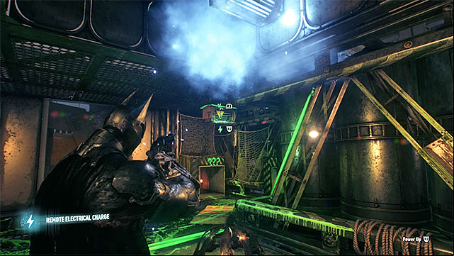 Use the pulse on the generators - Riddler trophies in the Stagg Airships (11-21) | Collectibles - Stagg Airships - Collectibles - Stagg Airships - Batman: Arkham Knight Game Guide & Walkthrough