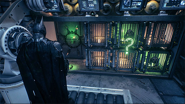 Required gadgets: remote hacking device - Riddler trophies in the Stagg Airships (11-21) | Collectibles - Stagg Airships - Collectibles - Stagg Airships - Batman: Arkham Knight Game Guide & Walkthrough