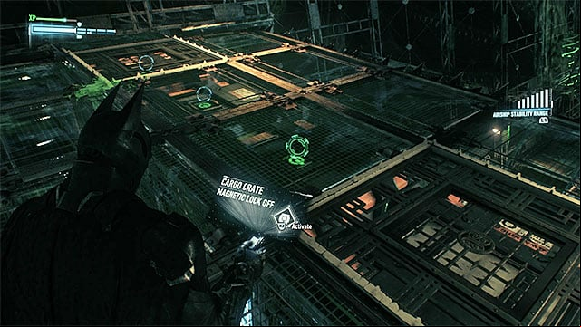 Now you only need to gain access to the second one of the manholes - Riddler trophies in the Stagg Airships (11-21) | Collectibles - Stagg Airships - Collectibles - Stagg Airships - Batman: Arkham Knight Game Guide & Walkthrough