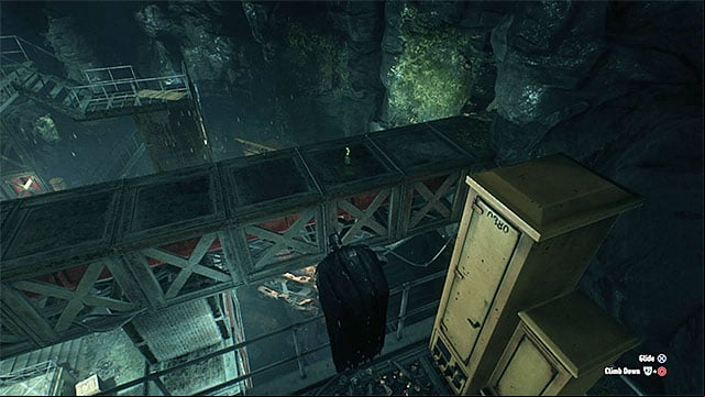 You can help yourself in reaching the secret with the grappling hook - Riddler trophies in the Subway | Collectibles - Subway Under Construction - Collectibles - Subway Under Construction - Batman: Arkham Knight Game Guide & Walkthrough
