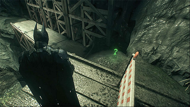 The place where you will find the trophy - Riddler trophies in the Subway | Collectibles - Subway Under Construction - Collectibles - Subway Under Construction - Batman: Arkham Knight Game Guide & Walkthrough