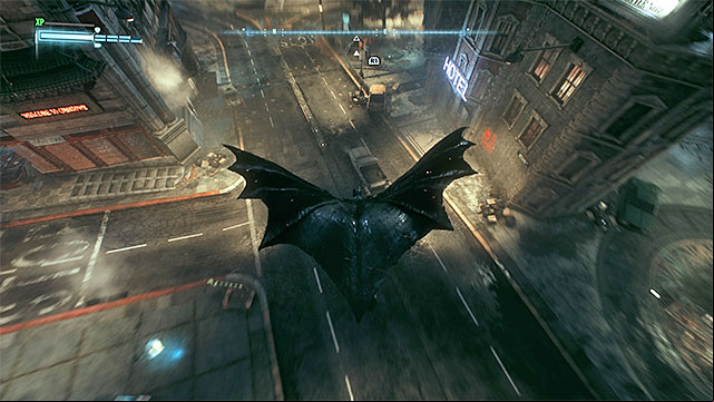 You need to get right above the vehicle to land on it - Achievements & Trophy Guide | Collectibles - Arkham Knight HQ - Riddles and challenges - Batman: Arkham Knight Game Guide & Walkthrough