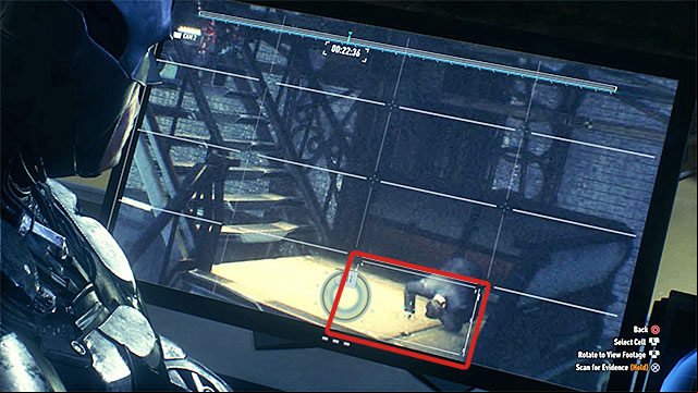 Now switch to the view from the top right camera and fast-forward the recording to about 22 s - Destroy the weapon turrets on the second airship | Main story - Main story - Batman: Arkham Knight Game Guide & Walkthrough