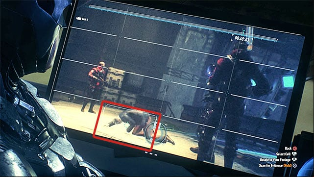 The last two fingerprints can be gained in the view from bottom right camera - Destroy the weapon turrets on the second airship | Main story - Main story - Batman: Arkham Knight Game Guide & Walkthrough