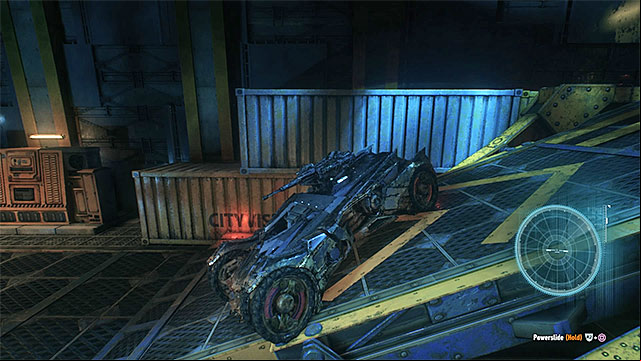 Drive on the mentioned float in the Batmobile - Locate and release Ivys plant on the Founders Island | Main story - Main story - Batman: Arkham Knight Game Guide & Walkthrough
