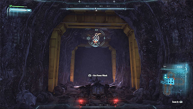 Pull out part of the ceiling and escape before the Batmobile will get crushed - Damage the drilling machine controlled by Arkham Knight | Main story - Main story - Batman: Arkham Knight Game Guide & Walkthrough