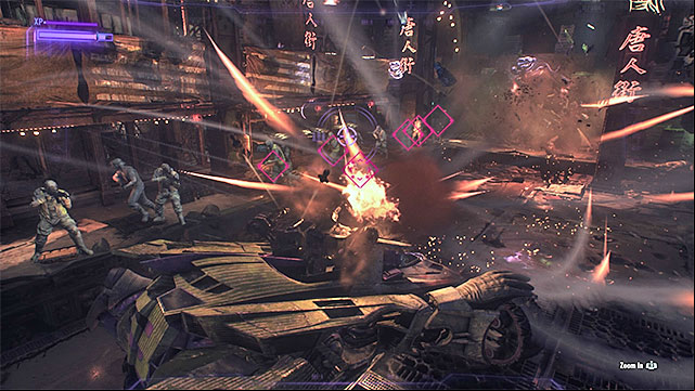 Wait until the game will let you activate Jokers vehicles special attack - Epilogue - Joker | Main story | Batman Arkham Knight - Main story - Batman: Arkham Knight Game Guide & Walkthrough