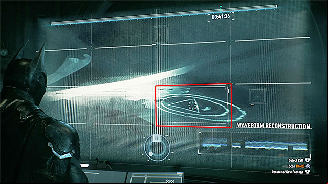 The last marker can be found after rewinding to around 41 second - Heir to the Cowl | Side missions (Most Wanted) | Batman Arkham Knight - Side missions (Most Wanted) - Batman: Arkham Knight Game Guide & Walkthrough