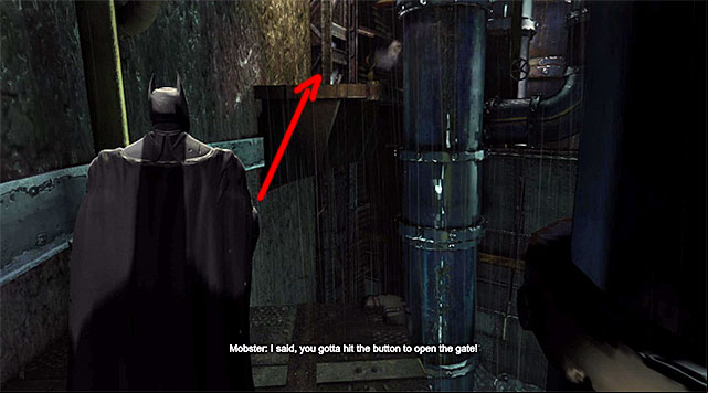 Start by using the hook on the ledge located on the left - Uplink the National Criminal Database to the batcomputer | Main storyline - Main storyline - Batman: Arkham Origins Game Guide