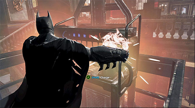 You need to charge the generator - Gain access to the penthouse - East tower | Main storyline - Main storyline - Batman: Arkham Origins Game Guide
