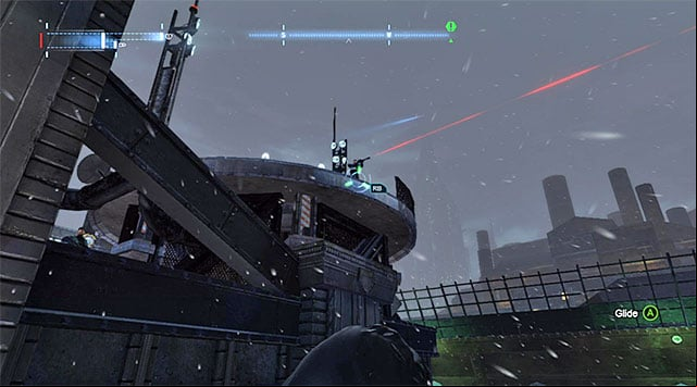 One of the snipers may occupy the helipad - Scan the corpse in the GD morgue | Main storyline - Main storyline - Batman: Arkham Origins Game Guide
