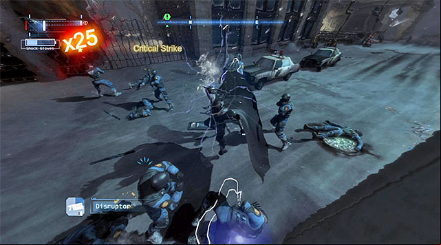 Shock gloves will make it easier to eliminate the best equipped policemen - Scan the corpse in the GD morgue | Main storyline - Main storyline - Batman: Arkham Origins Game Guide