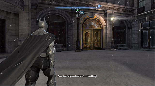 The policeman is imprisoned in the shopping mall - Shiva | Most Wanted - Most Wanted - Batman: Arkham Origins Game Guide