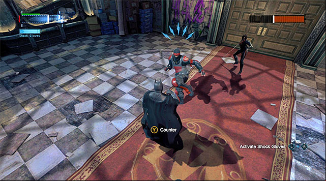 Watch out during direct fights with the martial artist - Shiva | Most Wanted - Most Wanted - Batman: Arkham Origins Game Guide