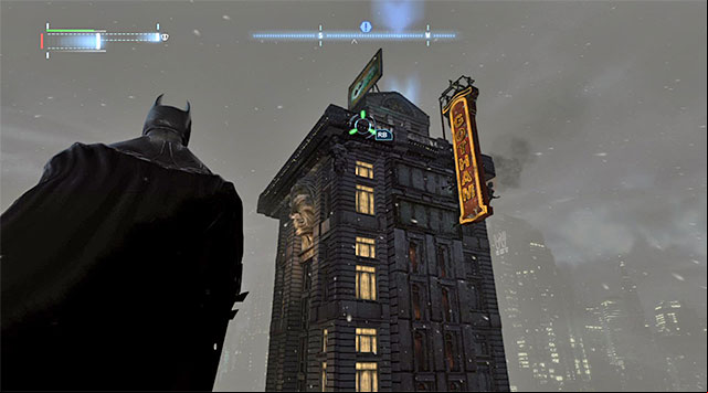 You start this investigation in the tall building (the above screenshots) located in the Western part of The Bowery - Case 1224-4: Helicopter Crash | Casefile Reports - Casefile Reports - Batman: Arkham Origins Game Guide