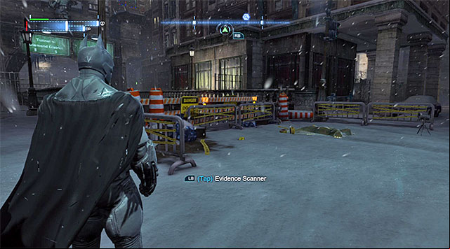 The starting point for this investigation is the crime scene shown in the above screenshots, located in the central part of the Burnley district, to the North of the police precinct - Case 1224-5: Burnley Hit and Run | Casefile Reports - Casefile Reports - Batman: Arkham Origins Game Guide