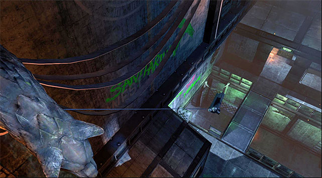 In this location, you can use vantage point without any restrictions - Stop the Joker #2 - nexus | Main storyline - Main storyline - Batman: Arkham Origins Game Guide