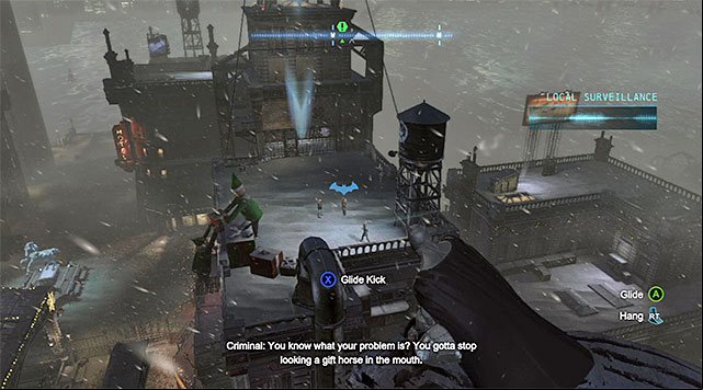 The communications tower region - Deactivate the jamming signal #2 | Main storyline - Main storyline - Batman: Arkham Origins Game Guide