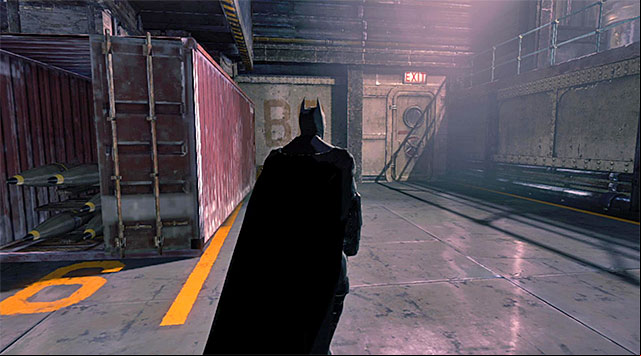 The Boiler Rooms exit - Gain access to Penguins office - Upper Deck | Main storyline - Main storyline - Batman: Arkham Origins Game Guide