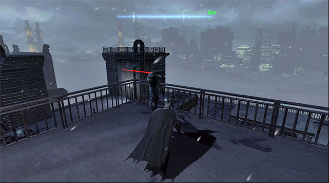 For obvious reasons, I recommend against engaging the corrupt policemen into fight because, since they are armed, Batman could die very quickly - Gain access to the GD via the rooftop | Main storyline - Main storyline - Batman: Arkham Origins Game Guide