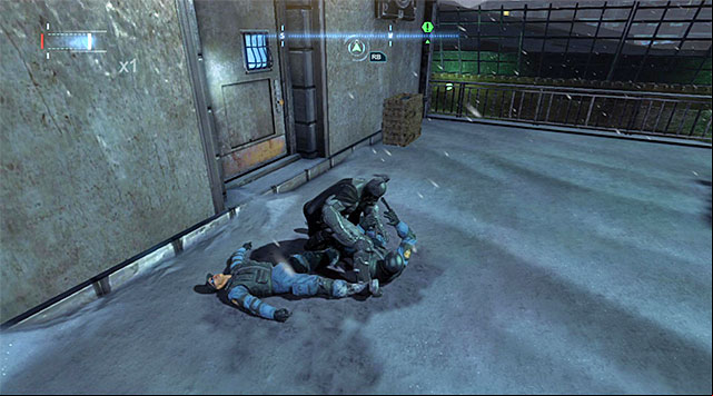 You can knock down and finish out both of the guards simultaneously - Gain access to the GD via the rooftop | Main storyline - Main storyline - Batman: Arkham Origins Game Guide