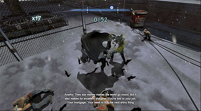 Lunch your best attacks and do not lose your time while waiting for the right moment to launch a counter-attack - Anarky | Most Wanted - Most Wanted - Batman: Arkham Origins Game Guide