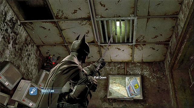 This collectible is in the Banes Field HQ located in the sewers, which you first visit while completing the Locate the tracker placed on Bane main mission - The best hidden datapacks - Extortion File 2 (Park Row) | Enigma Datapacks - Enigma Datapacks - Batman: Arkham Origins Game Guide