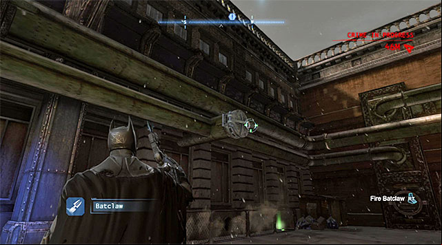Locate a small yard with a cage and two pipes, with hot steam escaping out of them - The best hidden datapacks - Extortion File 3 (The Bowery) | Enigma Datapacks - Enigma Datapacks - Batman: Arkham Origins Game Guide