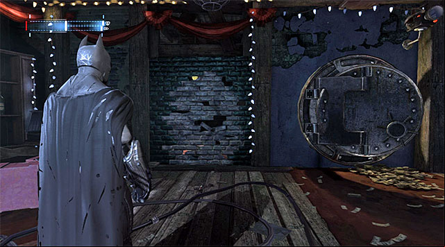 You can find this collectible in the Steel Mill, in the Sionis Office locate d above the Loading Bay (the mills first area) - The best hidden datapacks - Extortion File 8 (Industrial District) | Enigma Datapacks - Enigma Datapacks - Batman: Arkham Origins Game Guide