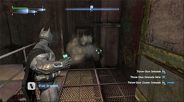 Start to the South-East of the collectible, on a small bridge - The best hidden datapacks - Extortion File 10 (Industrial District) | Enigma Datapacks - Enigma Datapacks - Batman: Arkham Origins Game Guide