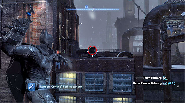 Start on the roof, to the South of the collectible - The best hidden datapacks - Extortion File 13 (Coventry) | Enigma Datapacks - Enigma Datapacks - Batman: Arkham Origins Game Guide