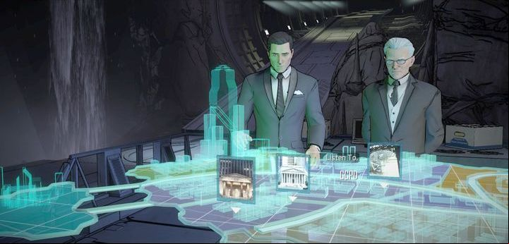 After the conversation, you will have to conduct a small investigation connected to Gotham - Chapter 4 - Off the Rails | Walkthrough - Episode 3: New World Order - Batman: The Telltale Games Series Game Guide