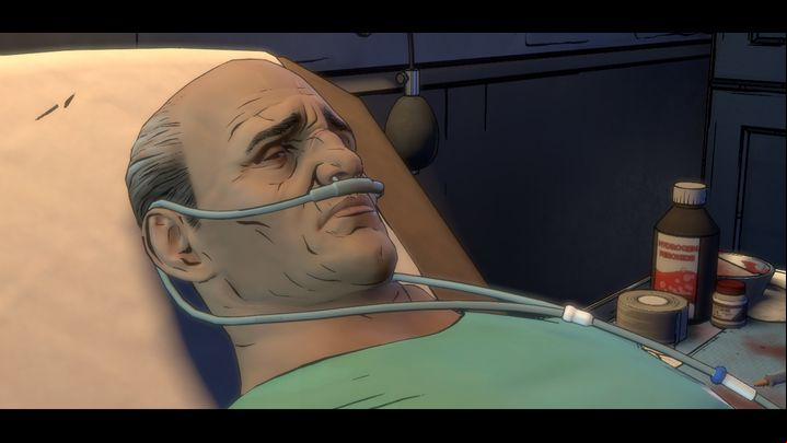 The mobster is very surprised by your presence - Chapter 2 - The Children | Walkthrough - Episode 2: Children of Arkham - Batman: The Telltale Games Series Game Guide