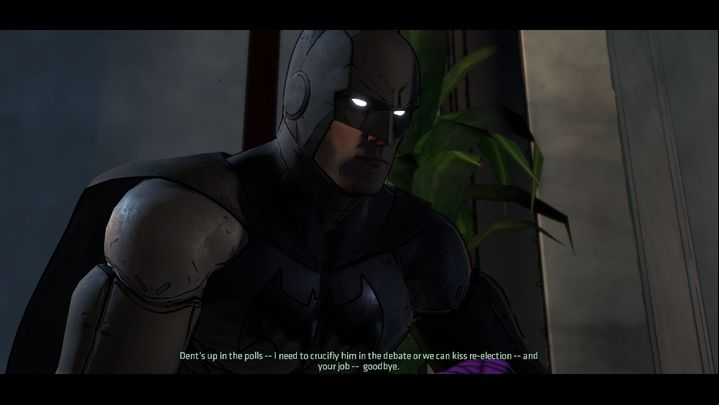If you decide to visit Mayor Hill as Batman, Alfred will ask you to avoid being brutal towards him - Chapter 5 - The Incumbent | Walkthrough - Episode 2: Children of Arkham - Batman: The Telltale Games Series Game Guide