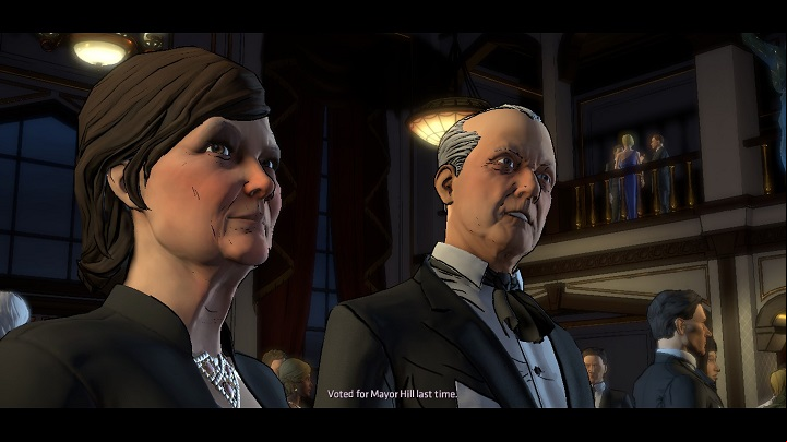 Regardless of the chosen answers, all of them will be ed by the conversation participants - Chapter 2 - The One That Got Away | Walkthrough - Episode 1: Realm of Shadows - Batman: The Telltale Games Series Game Guide